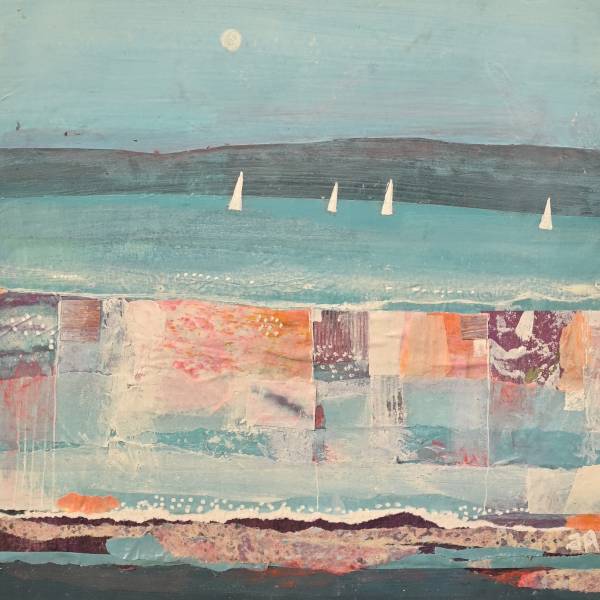 - Mixed Media on Paper, Painting by Julie Adlard, measuring 16 x 16 cm (H x W) framed at 31 x 31 cm £225